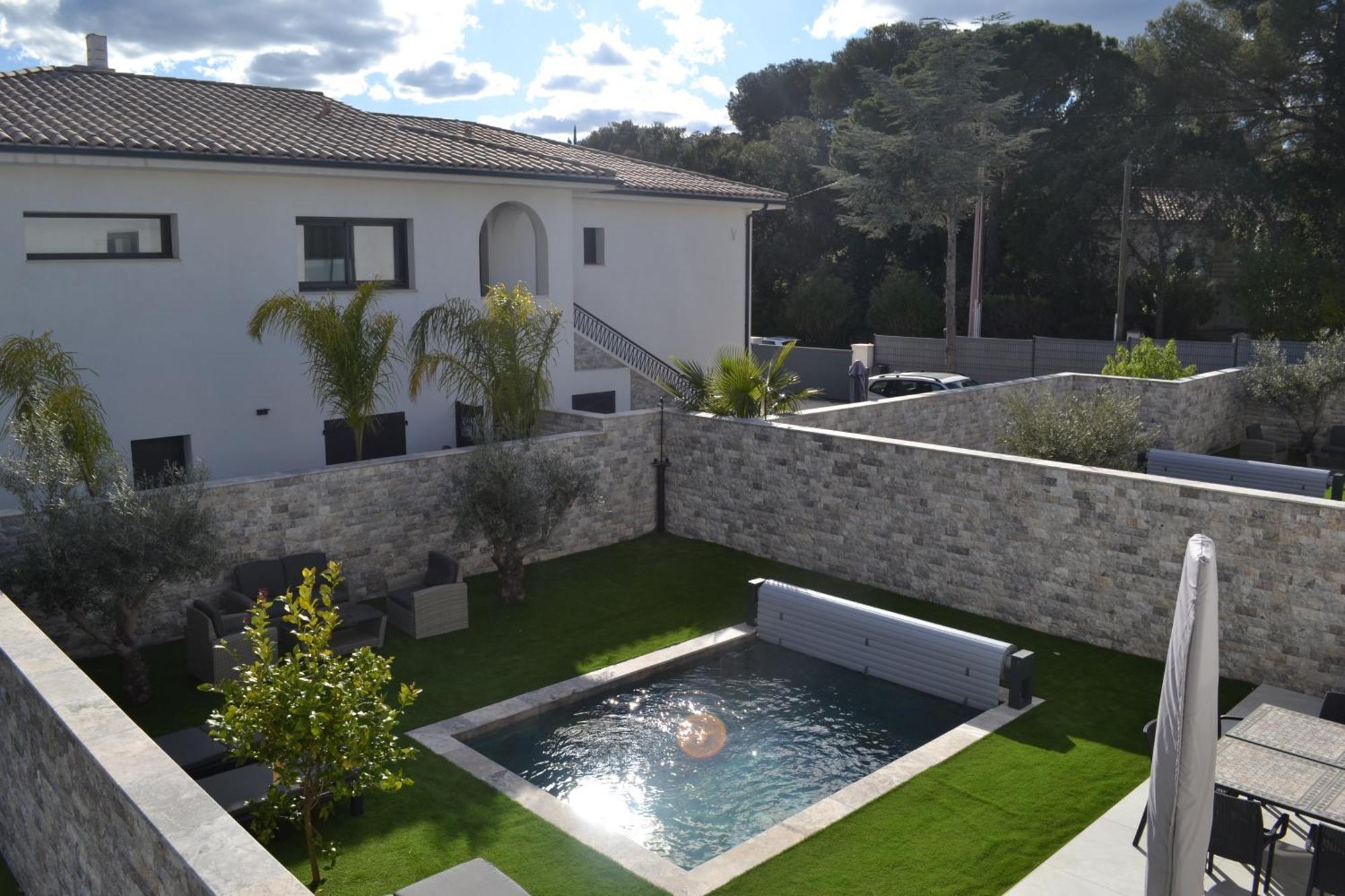 Etoile Du Berger Saint Aygulf 3 Villas Et 4 Appartements Jardin Individuel Et Piscine Chauffee En Saison - La Mer Et Les Plages 450 M Exteriör bild