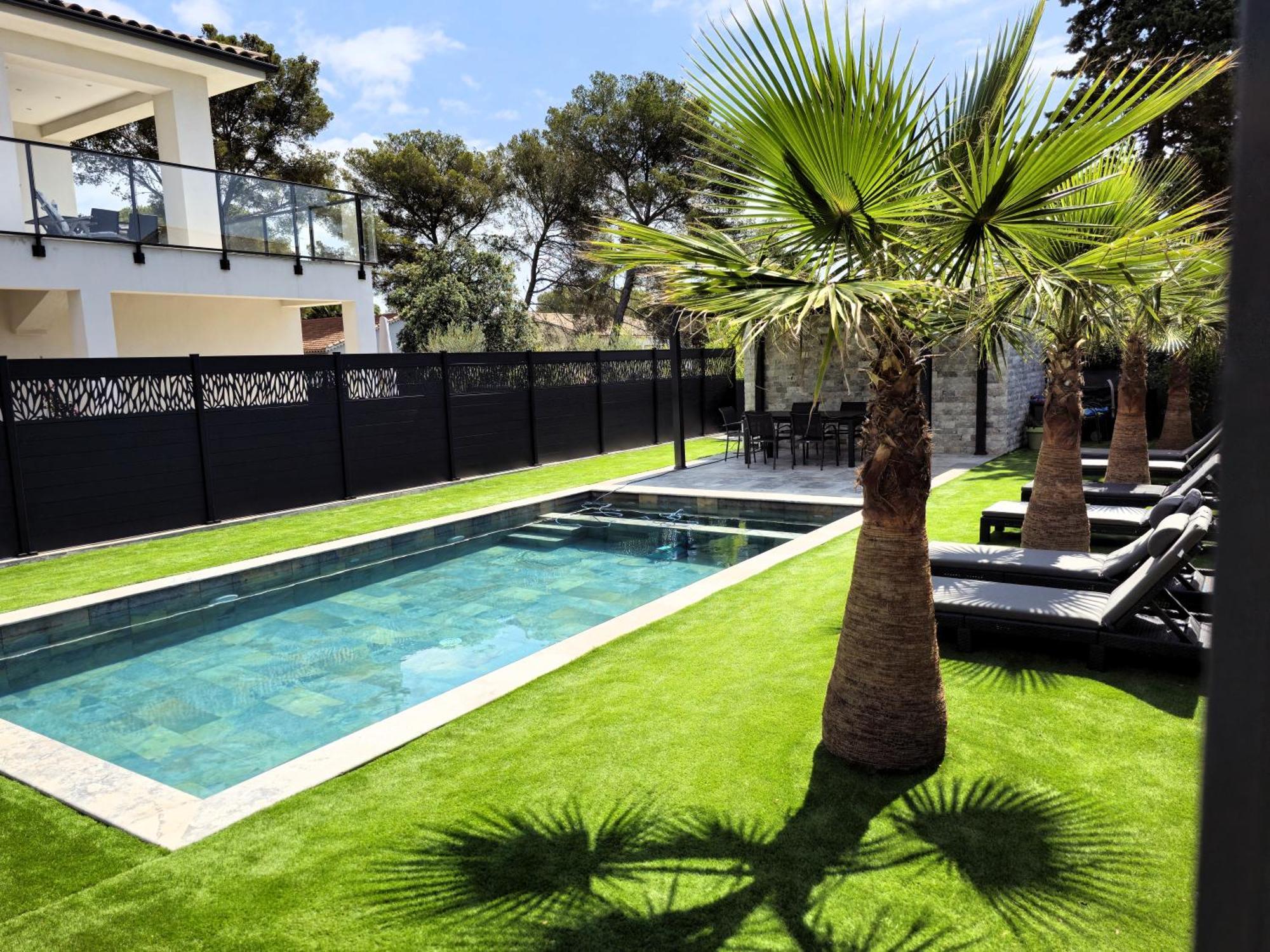 Etoile Du Berger Saint Aygulf 3 Villas Et 4 Appartements Jardin Individuel Et Piscine Chauffee En Saison - La Mer Et Les Plages 450 M Exteriör bild